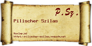 Pilischer Szilas névjegykártya